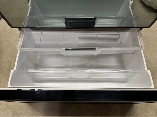 【美品】HITACHI 大容量 735L 2022年製 ノンフロン冷凍冷蔵庫 R-WXC74S 日立