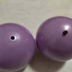 運動ボール約1kg ✕ 2個セット　バランスポール付の画像
