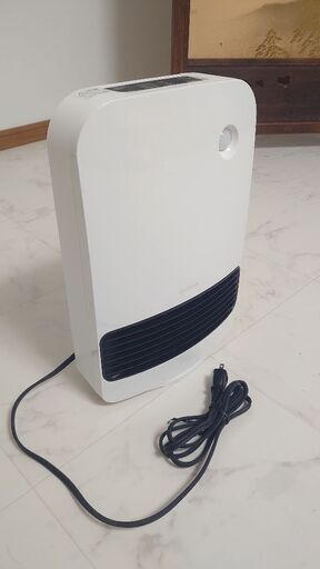 【２台目の暖房器具を❗】アイリスオーヤマ 大風量セラミックファンヒーター (ホワイト) [KJCH-12TD5-W]