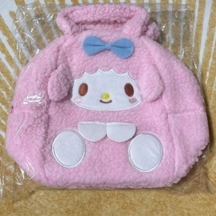 【新品】2点セット①マイメロディ クロミキューピッドBOX付き低反発まくら ②マイメロディ おそろのリボンふわふわバッグの画像