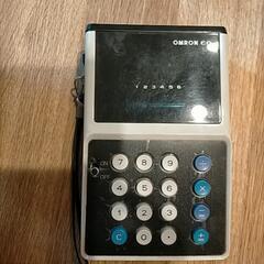 昭和家電　OMRONの電卓！