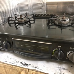 【12/19引越】リンナイ　二口ガスコンロ　都市ガスの画像