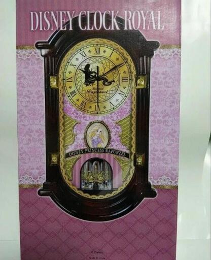 ディズニー♦ラプンツェル時計♦振り子回転♦未使用品