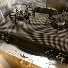 【12/19引越】リンナイ　二口ガスコンロ　都市ガスの画像