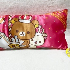 ⭐️サンエックス⭐️リラックマ 10th サテンロングクッション 枕 コリラックマ②の画像
