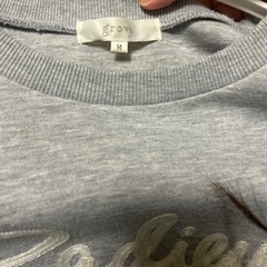 明るめグレーのトレーナーの画像