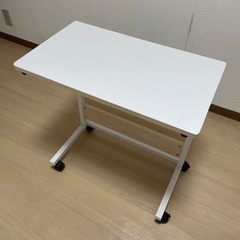 ベッドサイドテーブル 昇降式 キャスター付き