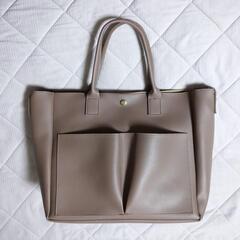 【お得】ショルダー付トートバッグ
（モカ）
