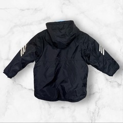 adidas/アディダス❤キッズ ダウンコート 黒 110cm　子供服の画像