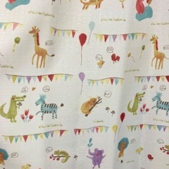 子ども部屋カーテン　動物柄アニマル柄の画像