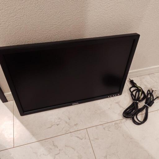 【お取り引き決定】DELL  デル パソコン ディスプレイモニター 電源ケーブルとDVIケーブル付き