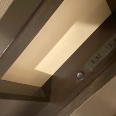 【値段交渉可】ベッド　収納・照明・コンセント付きの画像