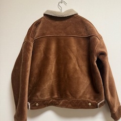 Lugnoncure ブラウン コーデュロイジャケットの画像