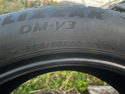 20年 235/55R20 BRIDGESTONE BLIZZAK DM-V3 ブリヂストン ブリザック 235/55/R20 スタッドレス タイヤのみ 4本セット レクサス RX等
