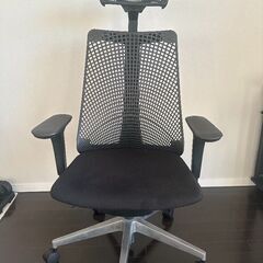 ワークチェア　オフィスチェア　椅子　黒