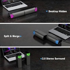 Smalody PCスピーカー　Bluetooth  ゲーミングの画像