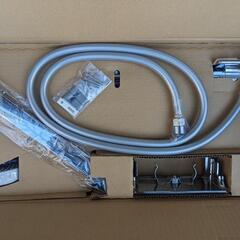 新品TOTO TBV03423J1 台付サーモスタット混合水栓 スパウト長さ300mm 取付穴径φ23～27 本体取付ピッチ85/100～102/120 2つ穴クランク GGシリーズ コンフォートウェーブ 混合水栓 湯水 浴室水栓の画像