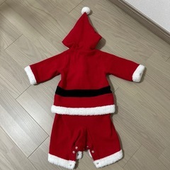 【美品】80センチ　サンタクロースロンパースの画像