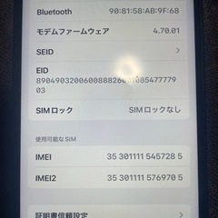 12月末処分　iPhone12mini 