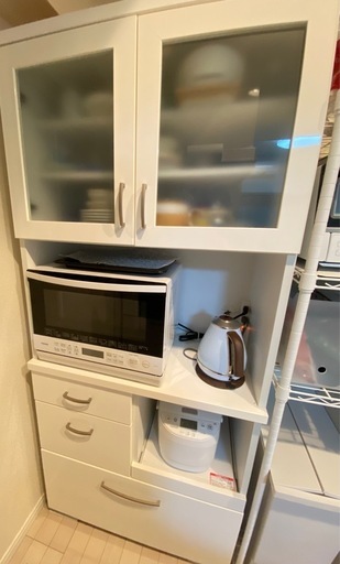 【お取引き中】 ニトリ  キッチンボード(コパン) 白