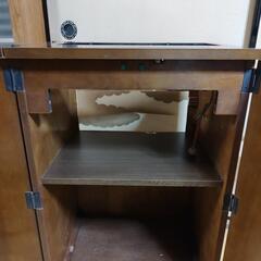 SINGER シンガー ミシン台 昭和40年代 家具 収納家具 キャビネットの画像