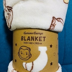 おさるのジョージ　毛布　値下げの画像