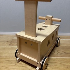 手押し車　木製の画像
