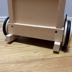 手押し車　木製の画像