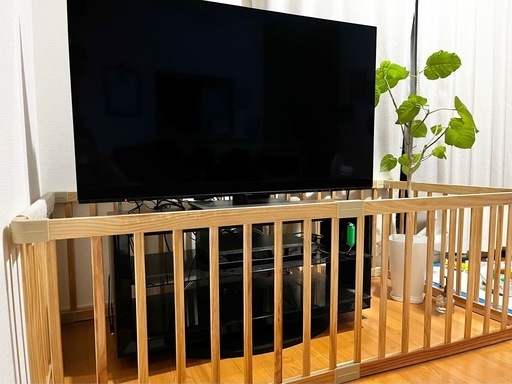 木製ベビーサークル/ベビーゲート ナチュラル8枚セット　174cm×174cm