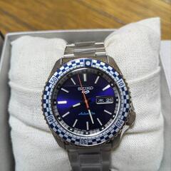 新品 腕時計 SEIKO セイコー 5 スポーツ SEIKO5 SKY SPORTS 自動巻き メカニカル カレンダー 防水 ブルー SBSA243 の画像