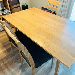 ニトリダイニングテーブルチェアセット