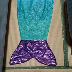 人魚の形のブランケット　毛布の画像