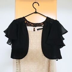 値下げ【2000円→1000円】パーティドレス＆ボレロの画像