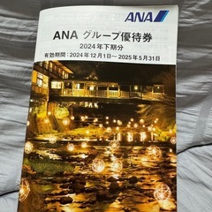 全日空　ANA 株主優待　2枚　航空券の画像