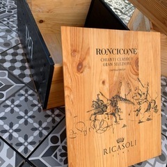 ワインの木箱　空き箱の画像