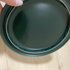 グリーン お皿の画像