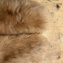 毛皮襟巻き　リアルファー　マフラーの画像