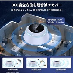 【新品未使用】ネズミ 駆除 超音波ネズミ駆逐 害虫駆逐 ねずみ駆逐 変則周波数の画像