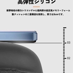 【新品未使用】サドルカバー 自転車サドルカバー クッション 超肉厚の画像