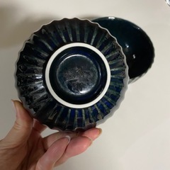 お茶碗 ブルーの画像