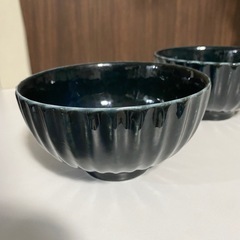 お茶碗 ブルーの画像