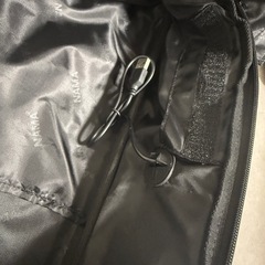 赤いバッグ プラスチック　リュックの画像