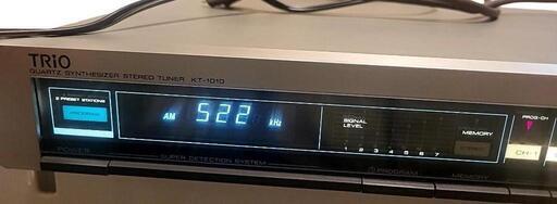 TRIO トリオ FM/AMチューナー KT-1010