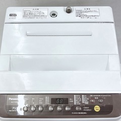 (送料無料) 2020年 極美品 7kg 洗濯機 布団洗濯可 PANASONIC の画像