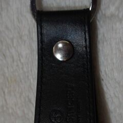 ☆BLUE SINCERE ブルーシンシア IKH6 キーホルダー 牛本革イタリアンレザー ロイヤルブラック◆プレゼントにもピッタリの画像