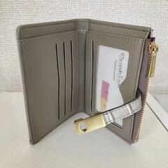 ✨新品✨ミニ財布　グレージュ　高品質　プレゼント　財布　の画像