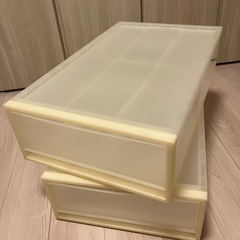 無印良品　収納ケース×2