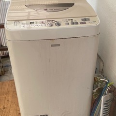 
古い洗濯機