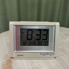 【購入者決定】SEIKO 電波時計 デジタル