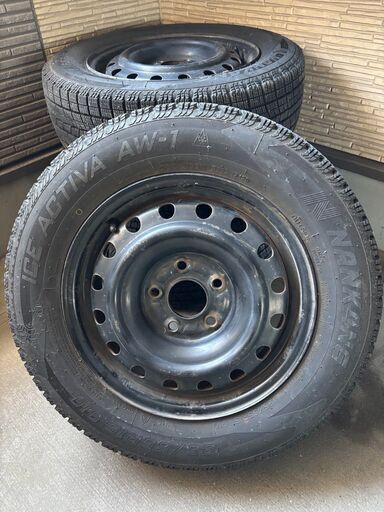 日産純正スチールホイール＋スタッドレスタイヤセット